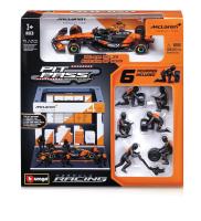 Bburago - Formula Racing F1 Pit Pass set - McLaren Team MCL39.2025, 4 Lando Norris, 1:43