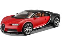 Bburago 1:18 Plus Bugatti Chiron black/red