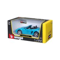 Bburago 1:24 Plus Porsche 718 Boxster Blue