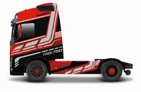 Bburago 1:43 Volvo FH16 Globetrotter 750 XXL - Red