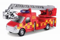 Bburago 1:43 servisné vozidlá Fire Truck with Ladder