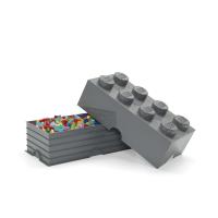 LEGO úložný box 8 - tmavě šedá