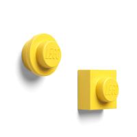 LEGO magnetky, set 2 ks - žlutá
