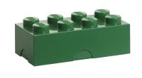 LEGO box na svačinu 100 x 200 x 75 mm - tmavě zelená