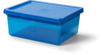 LEGO úložný box s organizérem - modrá