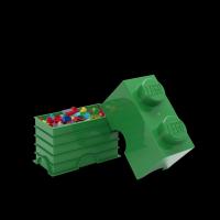 LEGO úložný box 2 - tmavo zelená