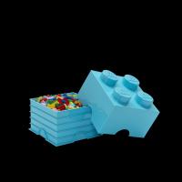 LEGO úložný box 4 - azurová