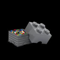 LEGO úložný box 4 - tmavo šedá