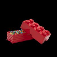 LEGO úložný box 8 - červená