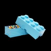 LEGO úložný box 8 - azurová