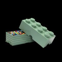 LEGO úložný box 8 - army zelená