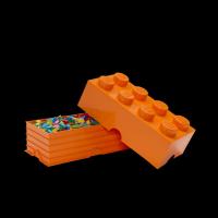 LEGO úložný box 8 - oranžová