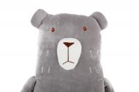 MEDVÉD MIKROSPANDEX šedý/hnědý 53 cm