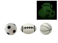 SPORTO Sada 3 loptieciek - svietiaca v tme