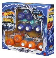 HW MONSTER TRUCKS POWER SMASHERS TAHAČ A TRUCK