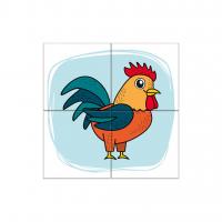 ZVIERATKA 4 Drevené kocky