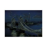 SÚMRAK NAD TOWER BRIDGE 1000 neón Puzzle