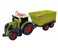 Traktor s přívěsem CLAAS KIDS AXION 870 + CARGOS 750