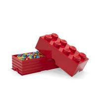 LEGO úložný box 8 - červená