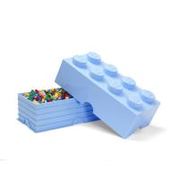 LEGO úložný box 8 - světle modrá