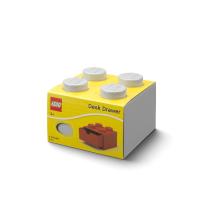 LEGO stolní box 4 se zásuvkou - šedá