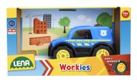 Workies policie, okrasný karton