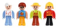 Set figurek s pohyblivými nožkami, okrasný kartón