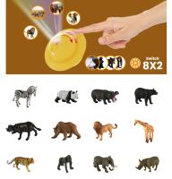 PLEJO Divoká zvířátka s projektorem