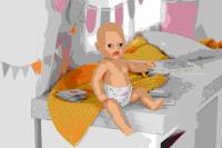 BABY born Plienky, duopak, 36 cm