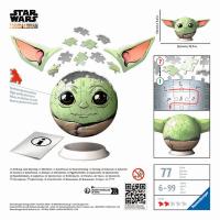 Puzzle-Ball Star Wars: Baby Yoda s ušami 72 dielikov