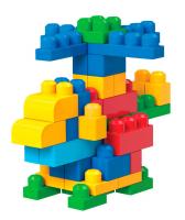 MEGA BLOKS VELKÝ PYTEL KOSTEK - MODRÝ (80)