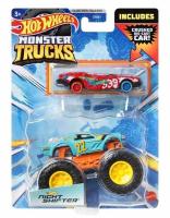 HW MONSTER TRUCKS 1:64 S ANGLIČÁKEM