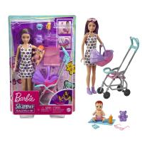 Barbie chůva herní set  - KOČÁREK