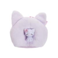 Barbie CUTIE REVEAL Barbie sladké mašle - fialové mačiatko