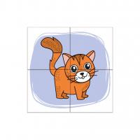 ZVIERATKA 4 Drevené kocky