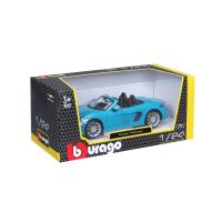 Bburago 1:24 Plus Porsche 718 Boxster Blue