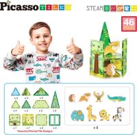 Picasso stavebnice Safari Set s 8 zvířaty
