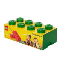 LEGO úložný box 8 - tmavě zelená