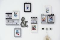 LEGO sběratelská skříňka na 16 minifigurek - šedá