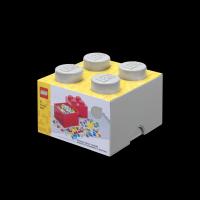 LEGO úložný box 4 - šedá
