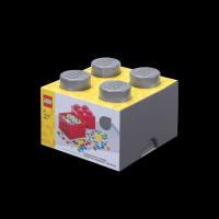 LEGO úložný box 4 - tmavo šedá