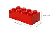 LEGO úložný box 8 - červená