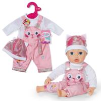 BABY born Overal s čepičkou, 43 cm