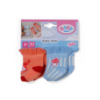 BABY born Ponožky pastelové (2 páry), 2 druhy, 43 cm