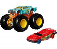 HW MONSTER TRUCKS 1:64 S ANGLIČÁKEM