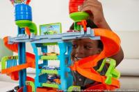 Hot Wheels City color shifters automyváreň so špirálou