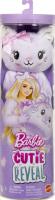 Barbie CUTIE REVEAL Barbie sladké mašle - fialové mačiatko