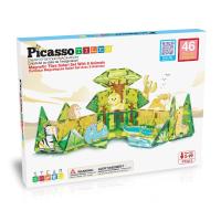 Picasso stavebnice Safari Set s 8 zvířaty