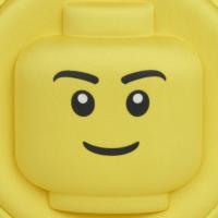 LEGO minifigures Heads - okrúhla 3D crossbody taška