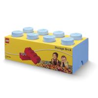 LEGO úložný box 8 - světle modrá